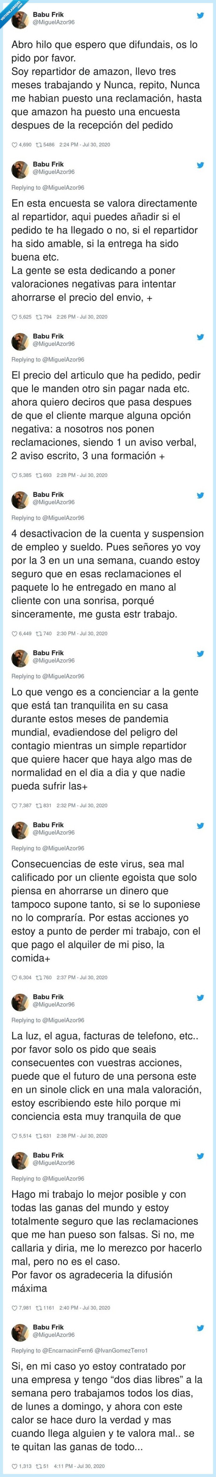 amazon,trabajador,encuestas,trabajo,despido,reclamación