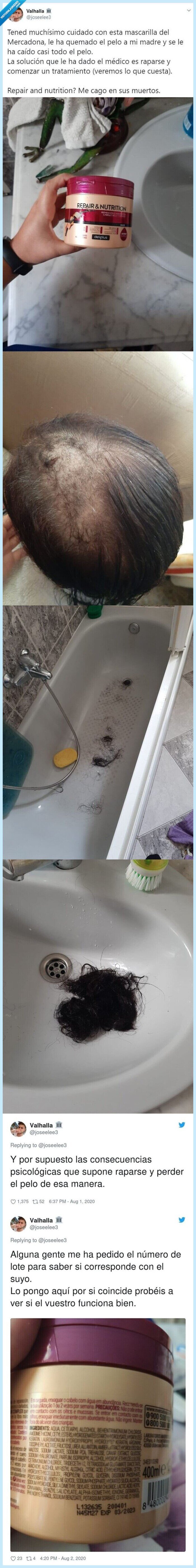 mercadona,mascarilla,usuario,madre,cabello