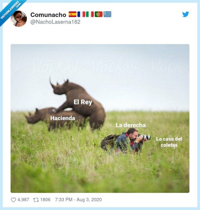 rey,hacienda,exilio,derecha