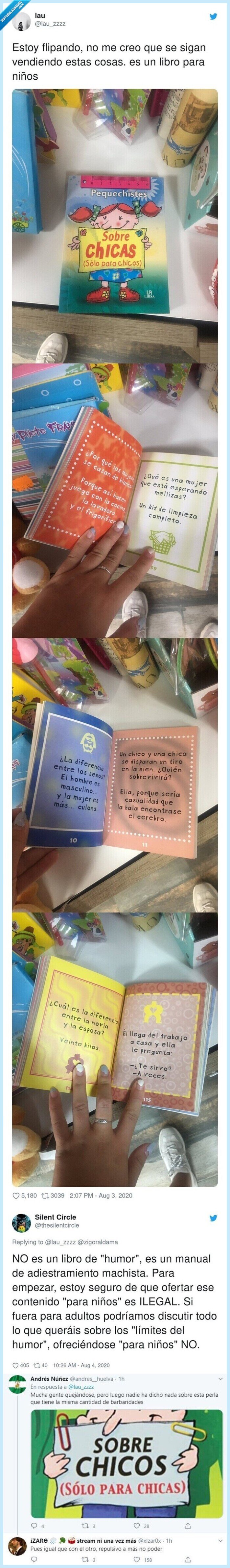 libro,niños,chicas,machista,chistes