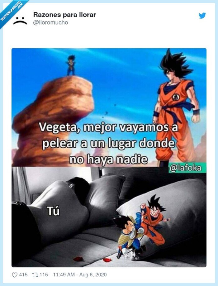 vegeta,goku,pelea,soledad