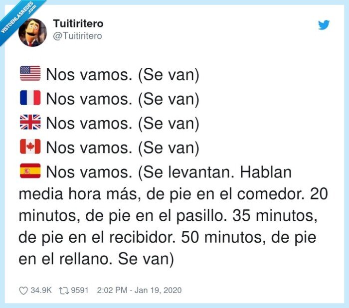 hablar,quedar,amigos,irse,volver,tiempo