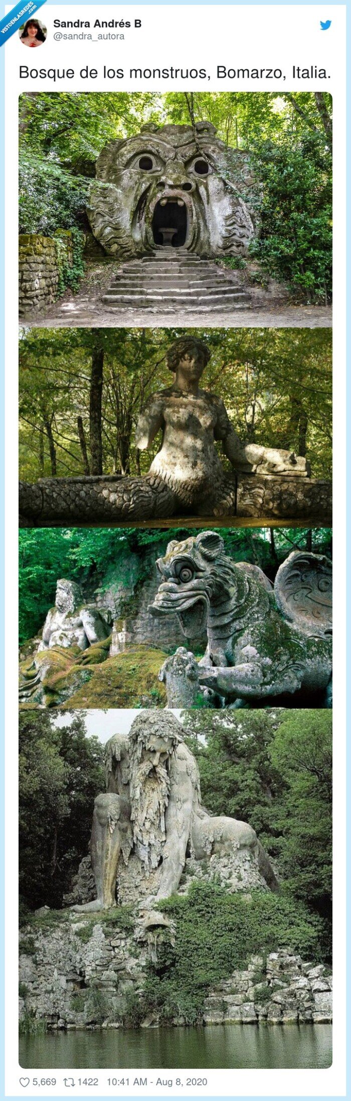 monstruos,bomarzo,bosque,italia