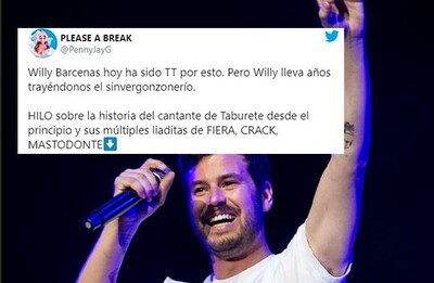 655277 - El brutal hilo que recopila todas las liadas y salidas de tono de Willy Bárcenas (Taburete) desde que es famoso