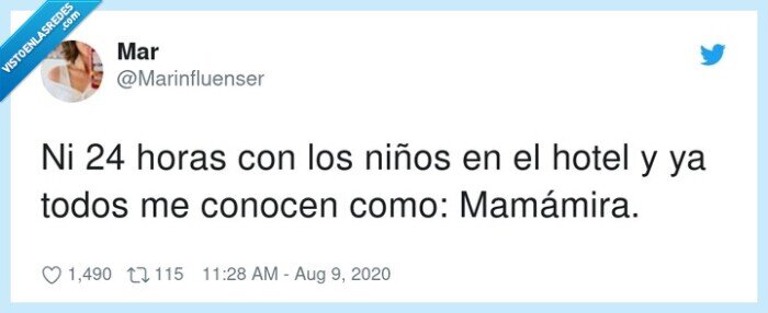 mamámira,niños,horas,hotel,vacaciones,madre