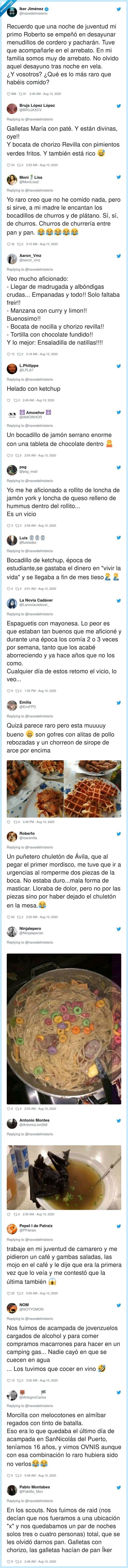 iker,jiménez,comida,desayuno,cochinadas