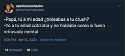 Enlace a Después de quedarse shocked le ha dado cierto cringe preguntarle esto a su padre