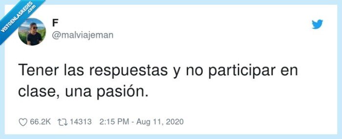 respuestas,participar,pasión,clase,vergüenza