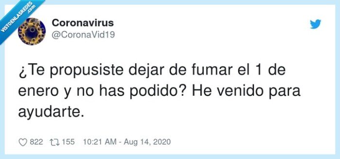 fumar,coronavirus,enero,propósito