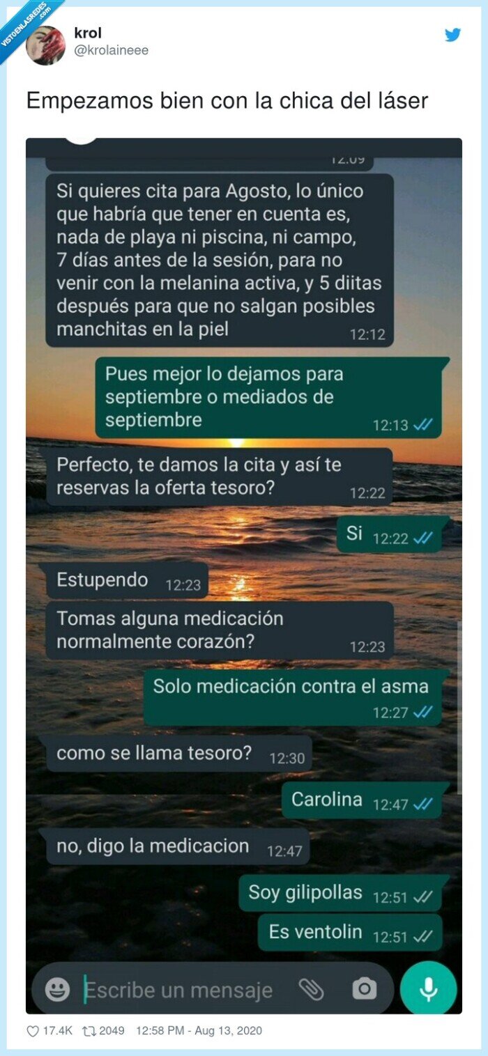 conversación,whatsapp,chica,láser,nombre