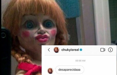 660026 - La supuesta desaparición de Annabelle debate a las redes entre la risa y el miedo: ganan los memes