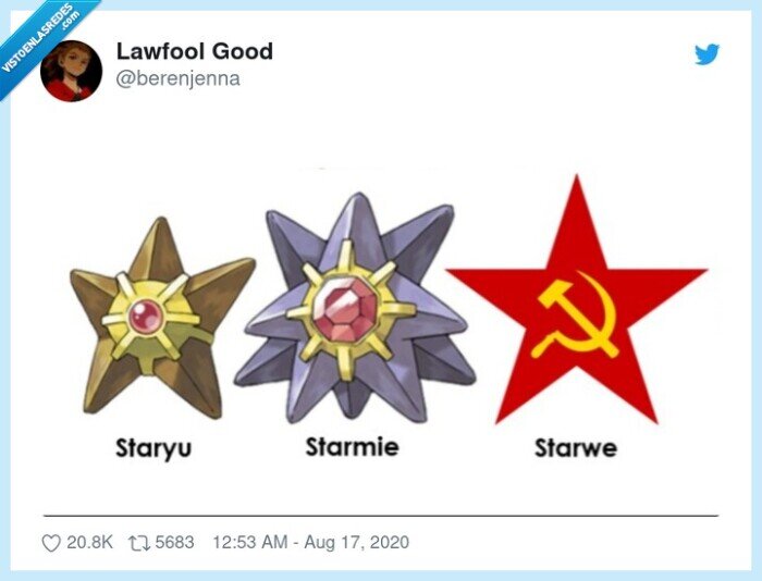 pokémon,evolución,staryu,starmie