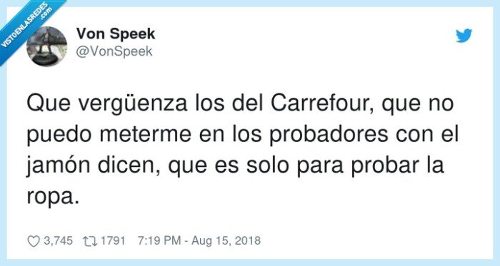 probadores,carrefour,vergüenza,jamón,probar
