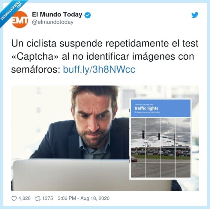 repetidamente,«captcha»,identificar,semáforos,imágenes,ciclista
