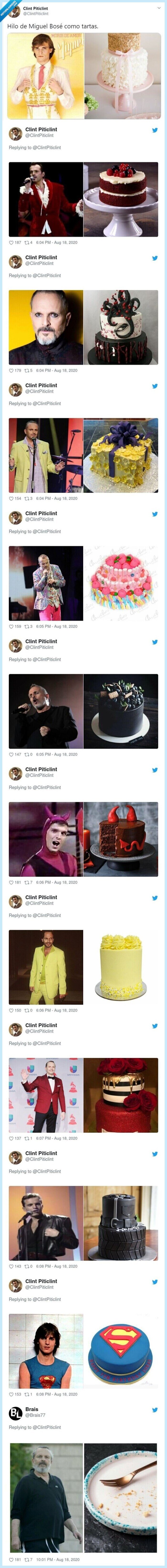 miguel,bosé,hilo,tarta,twitter