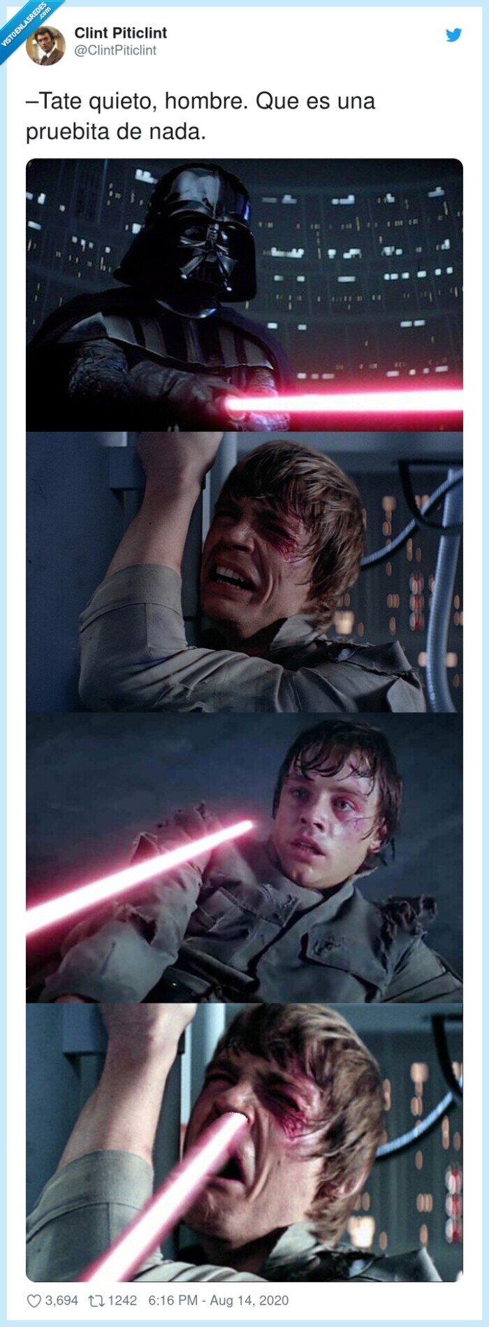 prueba,pcr,starwars,luke,darthvader