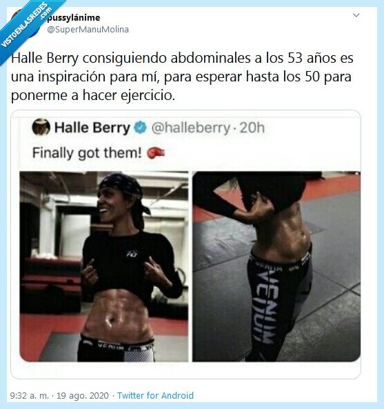 halle,berry,abdominales,inspiración,ejercicio