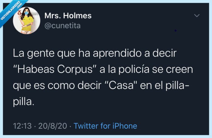 HabeasCorpus,humor,twitter,policía,magia,ley,España
