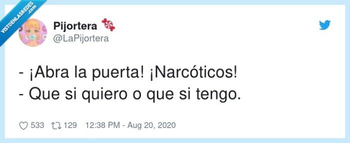 narcóticos,puerta,quiero,tengo