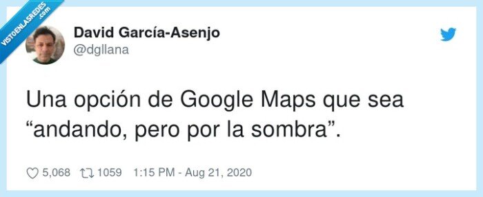 andando,sombra,opción,google,maps
