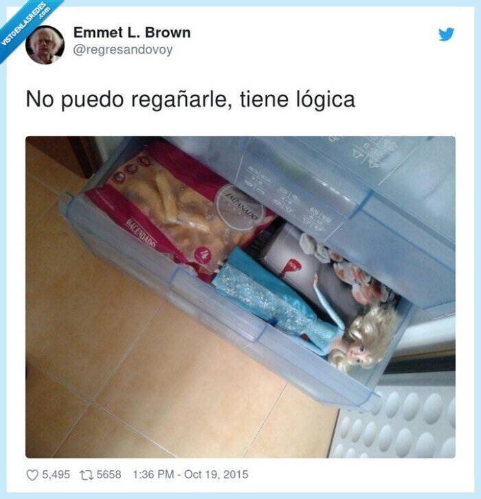 regañarle,lógica,frozen,elsa,congelador,frío