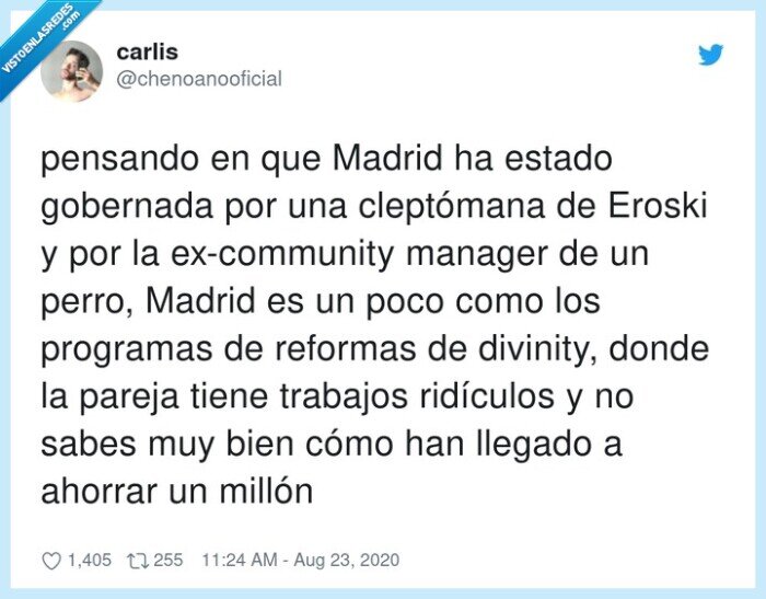 excommunity,cleptómana,ridículos,programas,divinity,ayuso