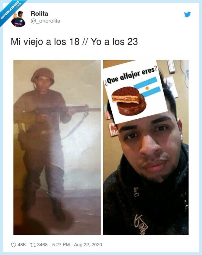 viejo,padre,tiempos,mili,instagram,jóvenes,generación