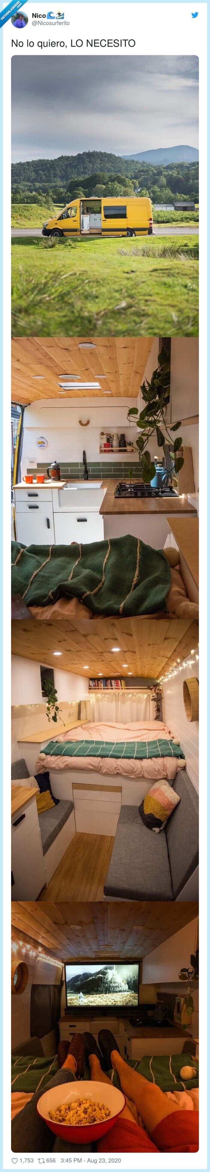 vacaciones,furgoneta,viajar,pareja,palomitas