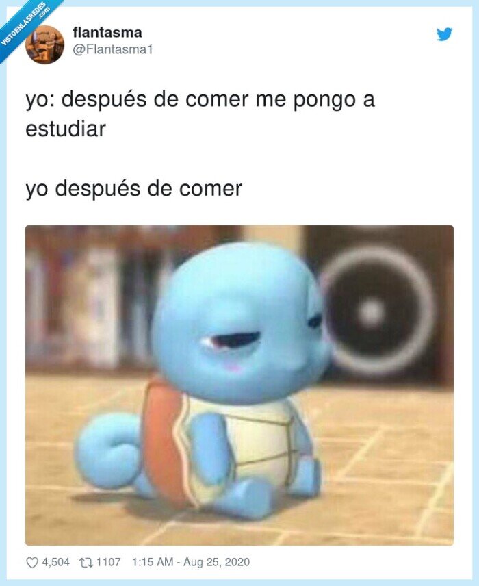 después,estudiar,comer,dormir