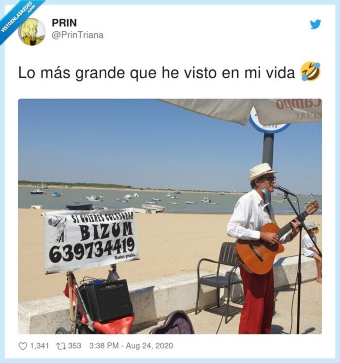 bizum,pedir,dinero,calle,guitarra