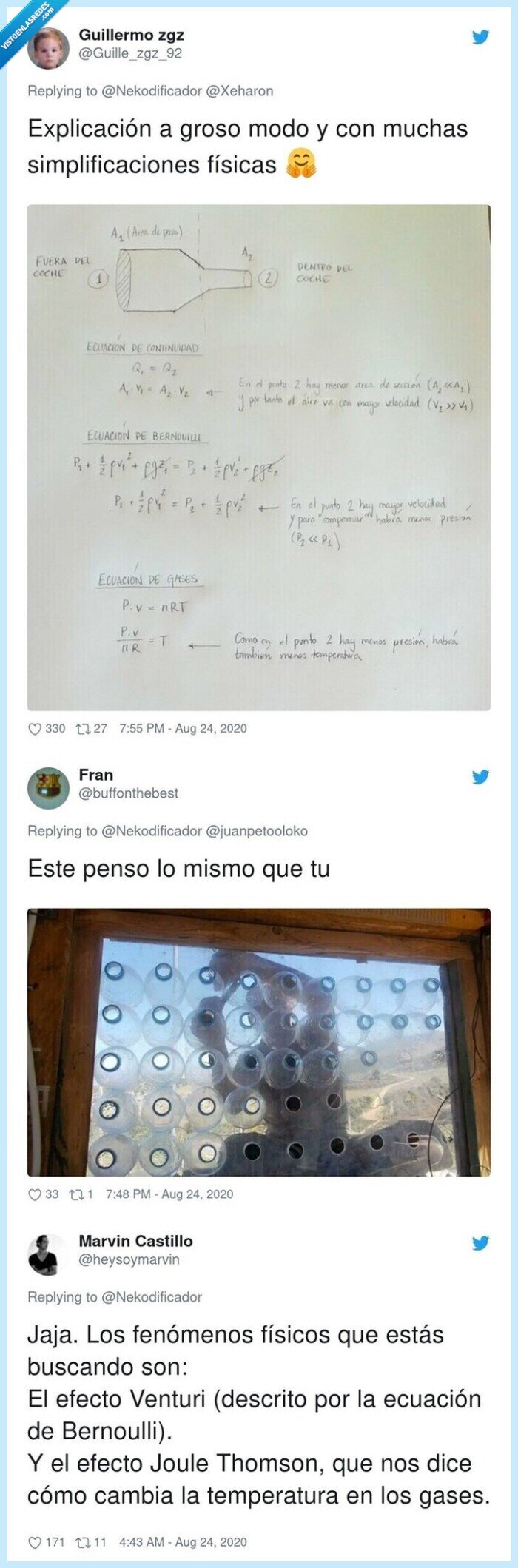 669722 - Este chaval lo está petando con el invento que se ha ingeniado para estar fresquito en un coche sin aire acondicionado durante un viaje largo