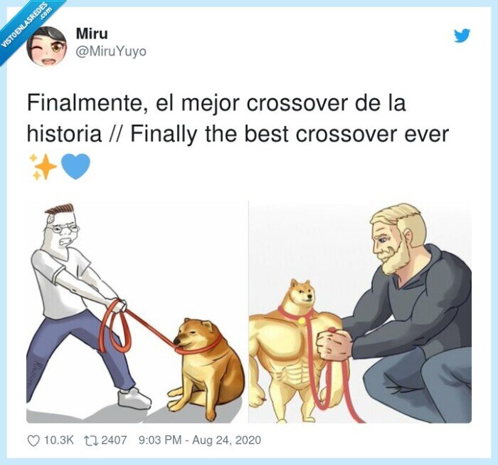 finalmente,crossover,memes,perro