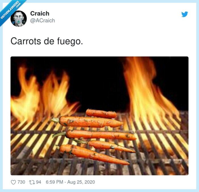 carrots,fuego,zanahorías,humor