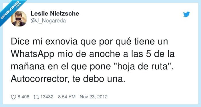 autocorrector,whatsapp,exnovia,mañana