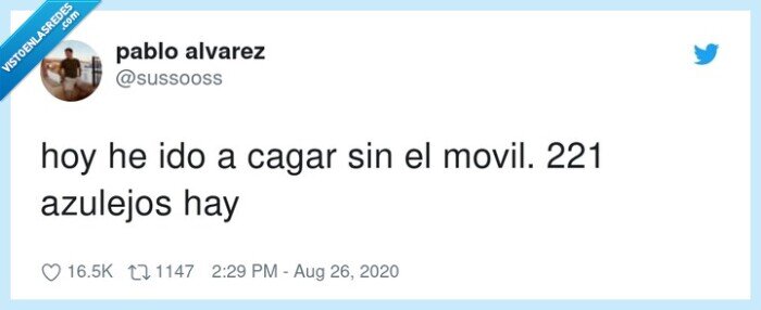 azulejos,cagar,movil,hoy,ido,sin