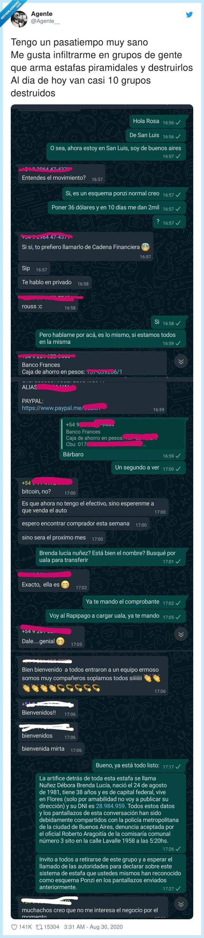 estafas,piramidales,pasatiempo,redes,sociales