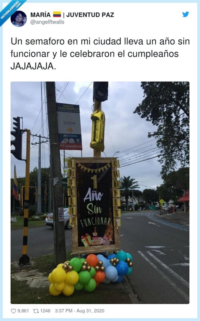 cumpleaños,celebración,funcionar,semáforo