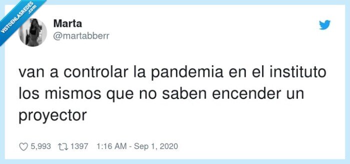 controlar,instituto,proyector,pandemia,profesores