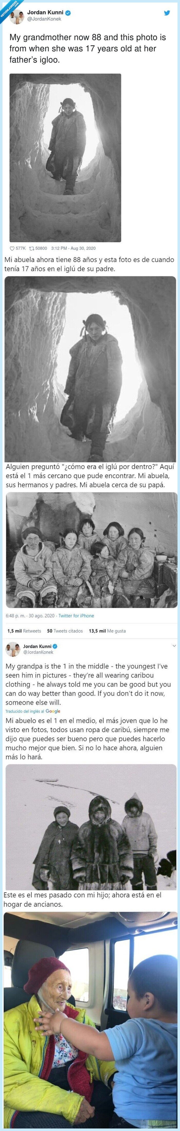 iglú,abuela,foto,instagram