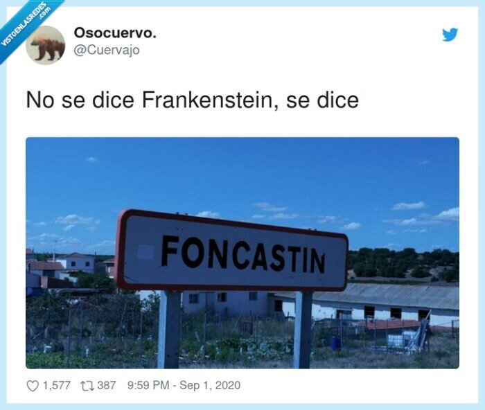 frankenstein,dice,foncastin,pronunciar