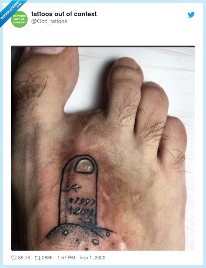 tatuaje,pie,random,innecesario