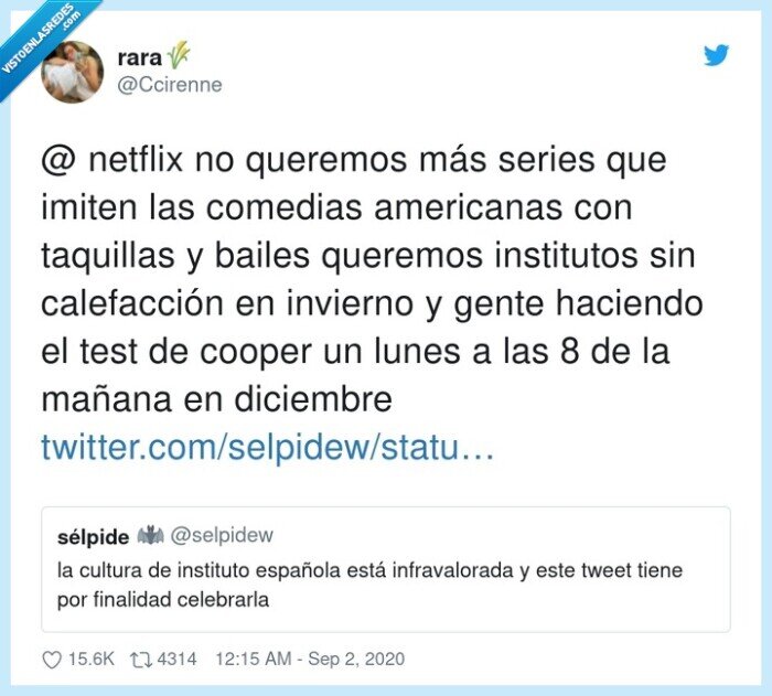 calefacción,americanas,institutos,diciembre,taquillas,series