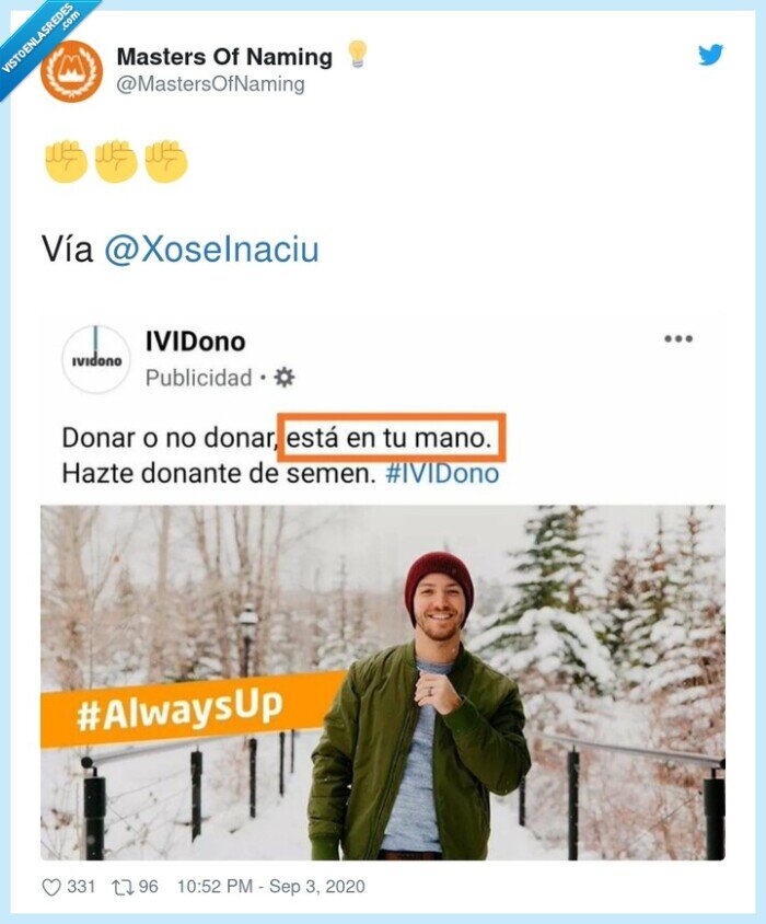 esperma,mano,anuncio,donante