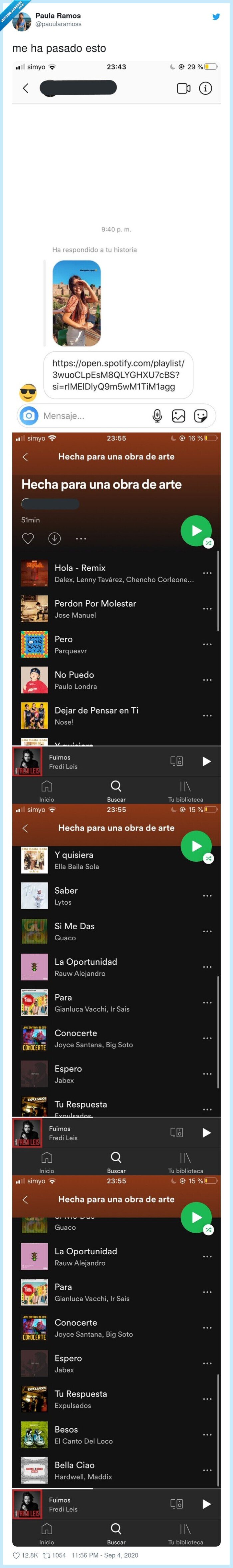 ligar,spotify,lista