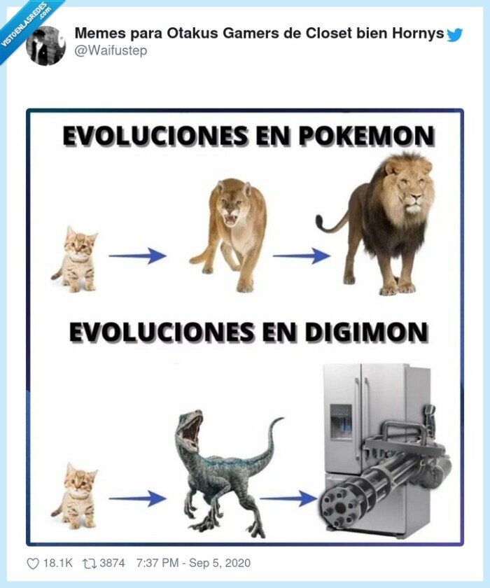 digimon,pokemon,diferencia,evolucion