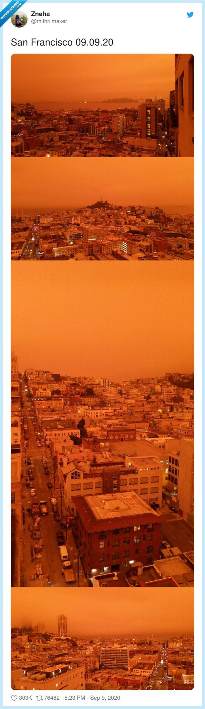 eeuu,090920,san francisco,rojo,fuego,incendios