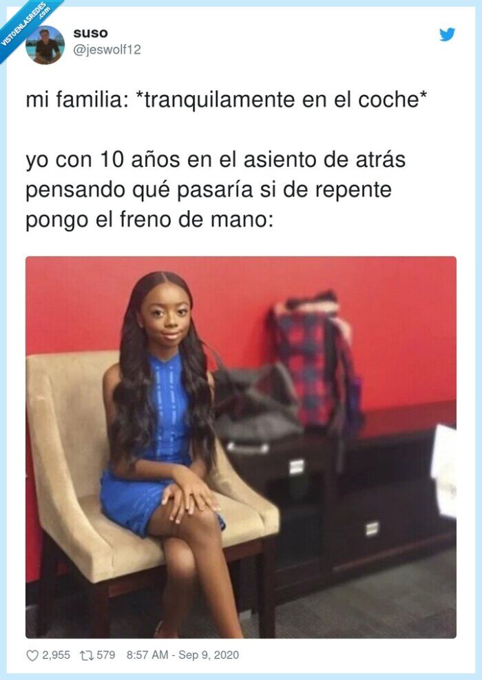 pensar,pasaría,familia,asiento,de repente,freno de mano