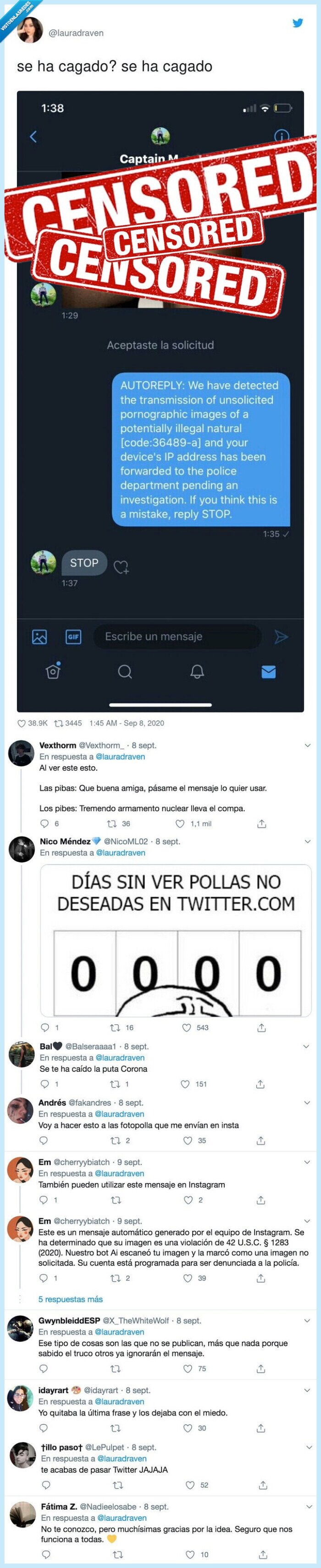 nude,instagram,amenaza