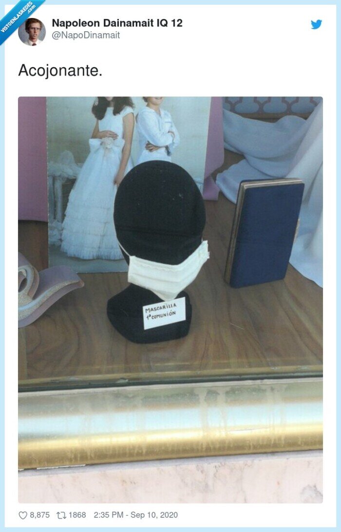 mascarilla,comunión