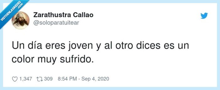 sufrido,joven,color,viejo